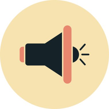 megafon ikonu. vektör çizimi tasarımı