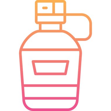 Şişe simgesinin vektör illüstrasyonu