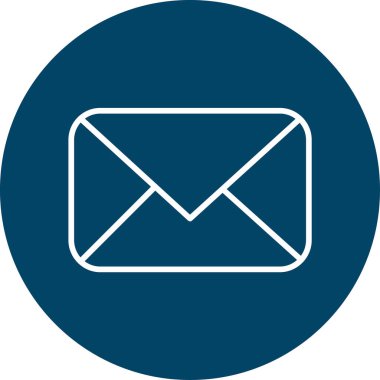 Mektup. Web simgesi basit illüstrasyon