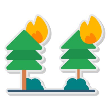 Simge vektör resimlemesini ateşle