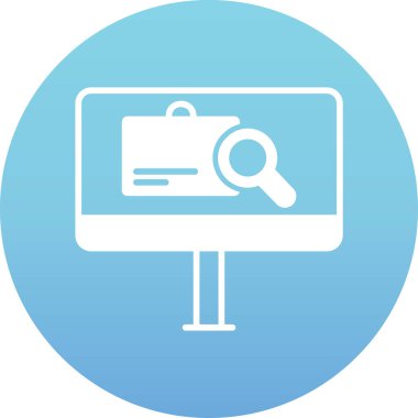 Seo simgesinin vektör illüstrasyonu