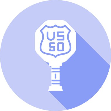 ABD. Web simgesi basit illüstrasyon