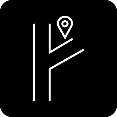 harita işaretleyici simgesi, vektör tasarımı