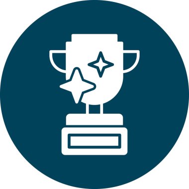 Ödülü Kupası vektör simgesi