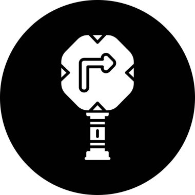 ampul simgesi, vektör illüstrasyonu