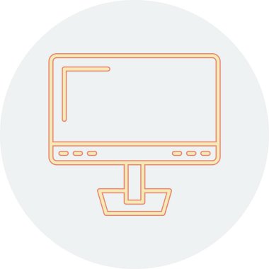 modern bilgisayar ekran vektör tasarımı