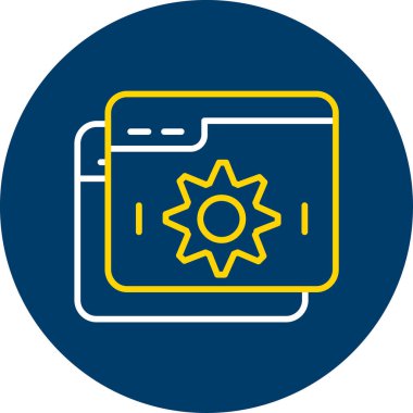 Soyut arkaplanda mobil simge izole edildi