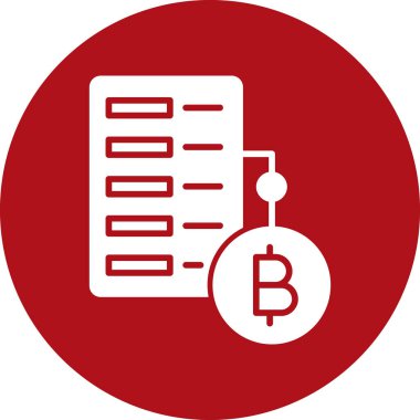 bitcoin. Web simgesi basit tasarım