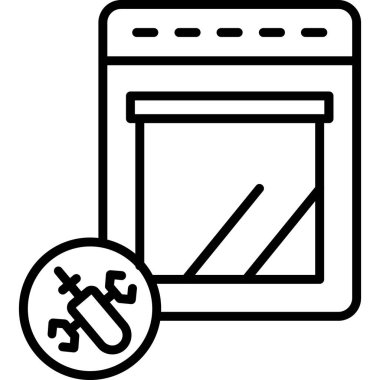 inşaat simgesi vektör illüstrasyonu