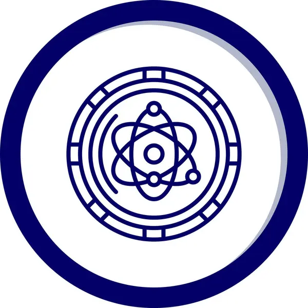 Nükleer ikon vektör çizimi
