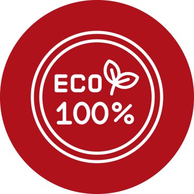 Organik ürünlerin vektör logosu