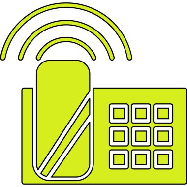 telefon simgesi, vektör illüstrasyonu