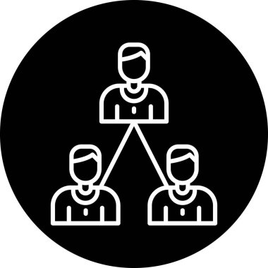 İnsan simgesinin vektör illüstrasyonu