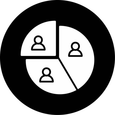 Bir grup insanın vektör çizimi