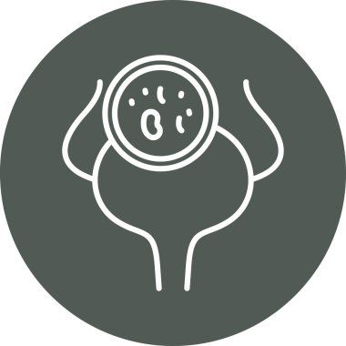 Emziği olan bir kadının vektör çizimi