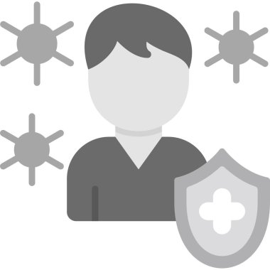 covid virüs koruma simgesi