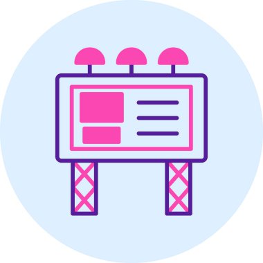 bilgisayar monitörü web simgesi basit vektörü