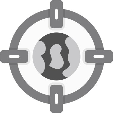 küresel iş vektörü illüstrasyonu