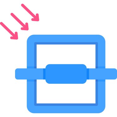 Bilgisayar. Web simgesi basit illüstrasyon