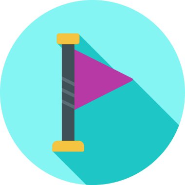 Modern bir simgenin vektör illüstrasyonu