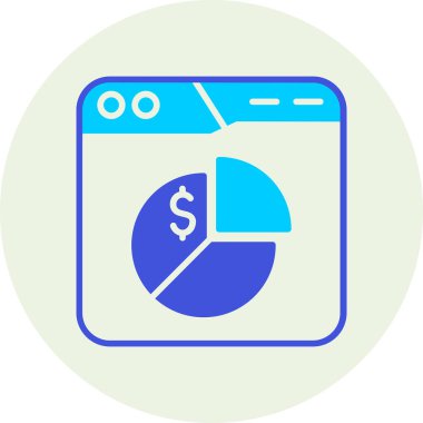 Para için. Web simgesi basit tasarım