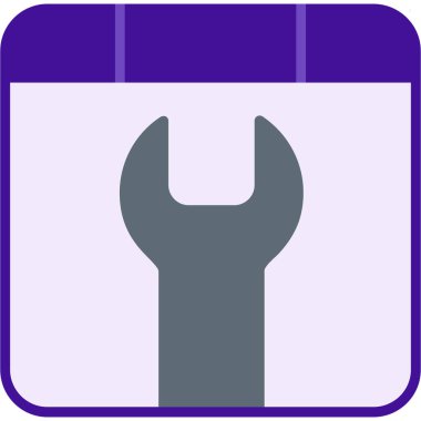 İngiliz anahtarı. Web simgesi basit illüstrasyon