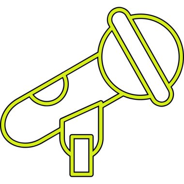 megafon ses simgesi vektör illüstrasyon tasarımı