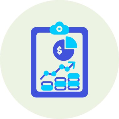 İş simgesinin vektör illüstrasyonu