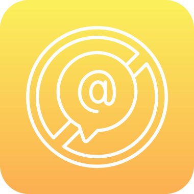 Sohbet simgesinin vektör illüstrasyonu