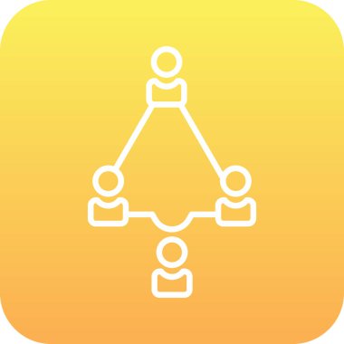 ağ simgesi. Vektör illüstrasyonu