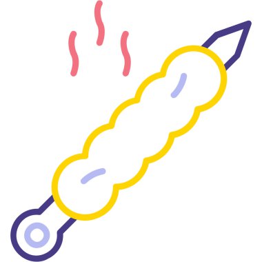 Modern simgenin vektör illüstrasyonu