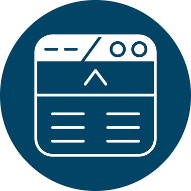 Takvim simgesinin vektör illüstrasyonu