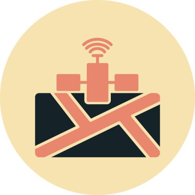 Bir telefon simgesinin vektör illüstrasyonu