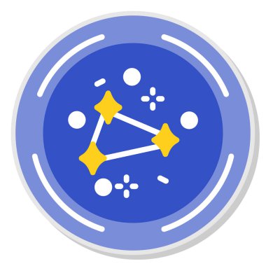 Yıldız. Web simgesi basit illüstrasyon