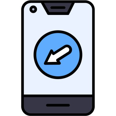 telefon simgesi, vektör illüstrasyonu