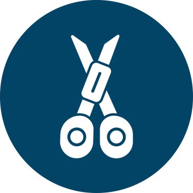 makas simgesinin vektör illüstrasyonu