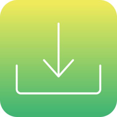 güzel sol ok vektör çizgisi simgesi