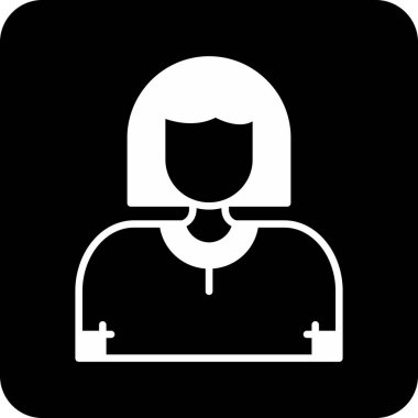 Bir kadının vektör illüstrasyonu