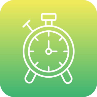 Eşsiz kronometre vektör çizgisi simgesi