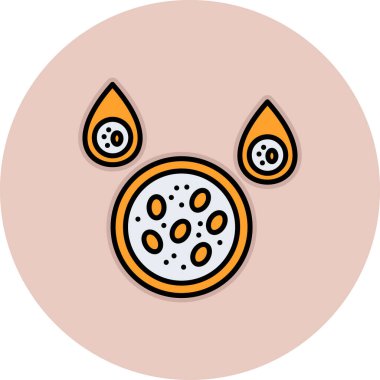 Gıda simgesinin vektör illüstrasyonu