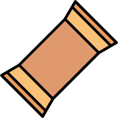 Boya silindiri ikonu. Web için roller vektör simgelerinin özet çizimi