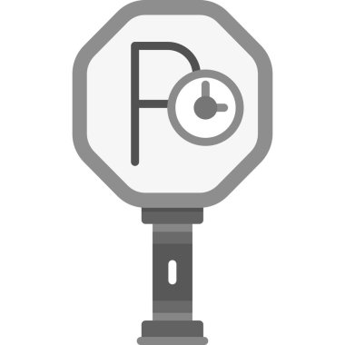 Kronometre Web simgesi basit illüstrasyon