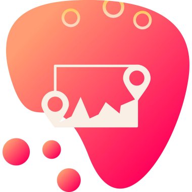 Harita yeri. Basit tasarım