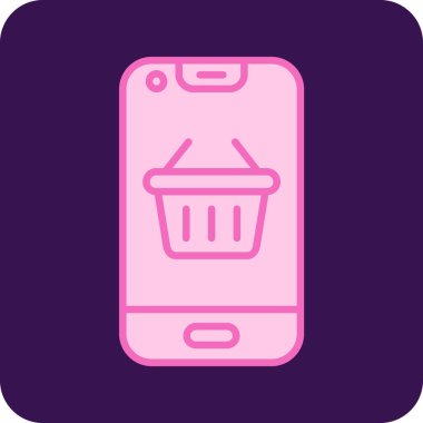 Sepet cep telefonu simgesi