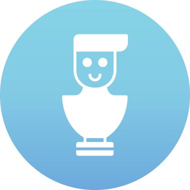 Kupa. Web simgesi basit illüstrasyon