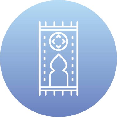 Cami simgesinin vektör illüstrasyonu