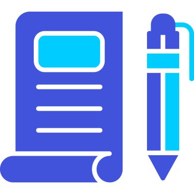 kalem simgesinin vektör illüstrasyonu