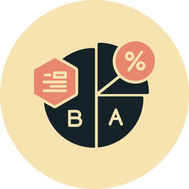 Seo simgesinin vektör illüstrasyonu