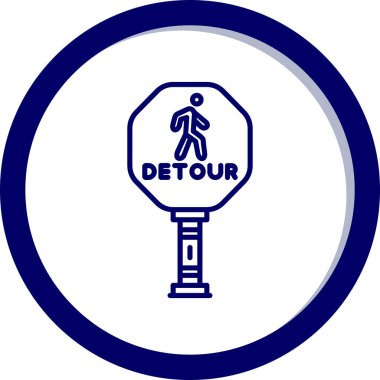 Modern simgenin vektör illüstrasyonu