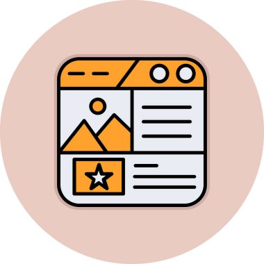 seo modern simgesinin vektör illüstrasyonu